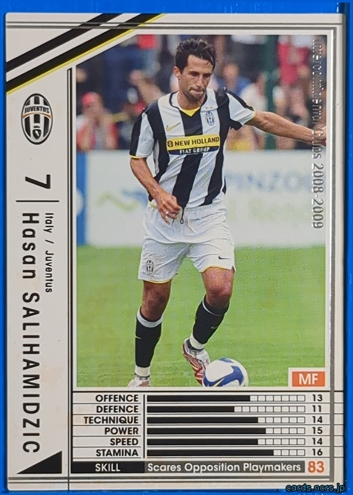 Panini WCCF Football WCCF/2008-2009-268/352 N Hasan SALIHAMIDZIC Trading Card NM