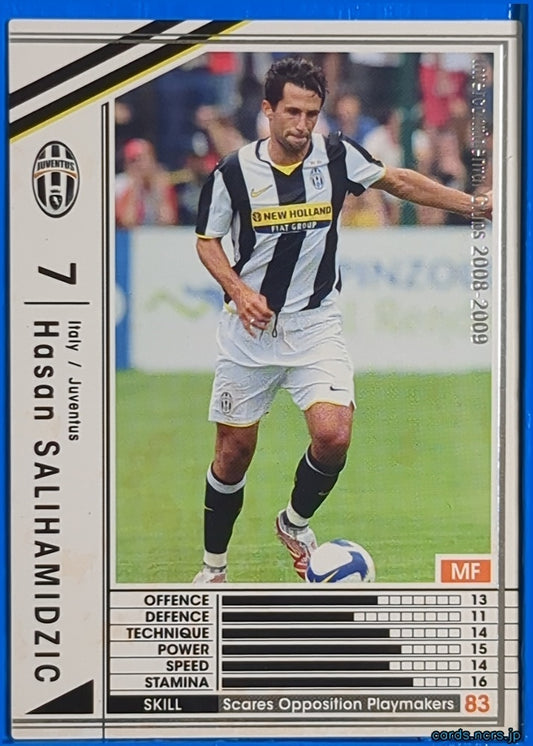 Panini WCCF Football WCCF/2008-2009-268/352 N Hasan SALIHAMIDZIC Trading Card NM