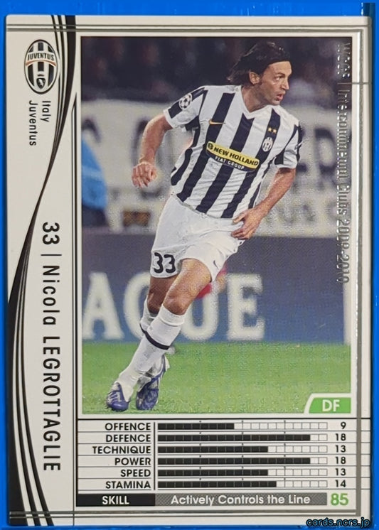 Panini WCCF Football WCCF/2009-2010-262/384 N Nicola LEGROTTAGLIE Trading Card NM