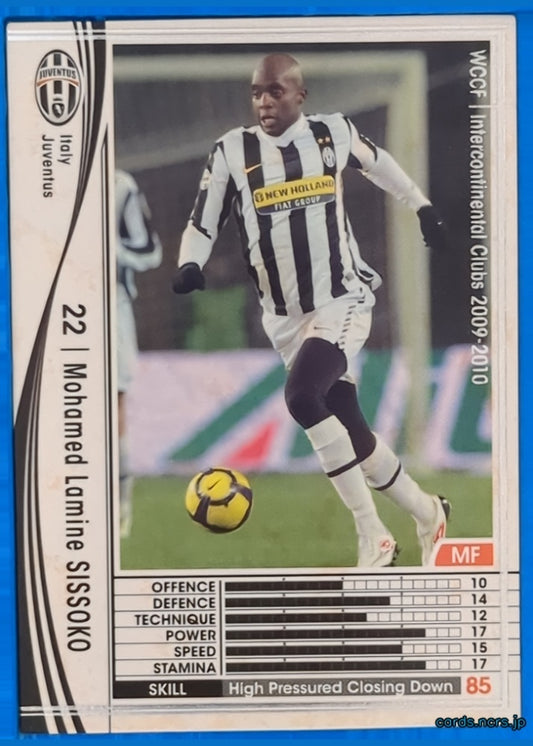 Panini WCCF Football WCCF/2009-2010-269/384 N Mohamed Lamine SISSOKO Trading Card NM