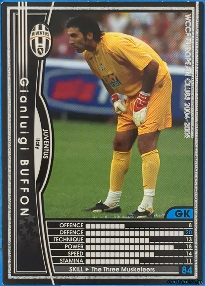 Panini WCCF Football WCCF/2004-2005-129/224 N Gianluigi Buffon Trading Card NM