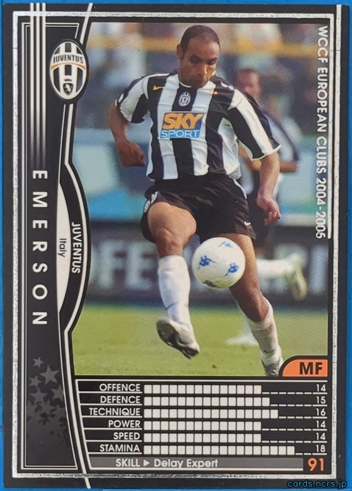 Panini WCCF Football WCCF/2004-2005-139/224 N Emerson Trading Card NM