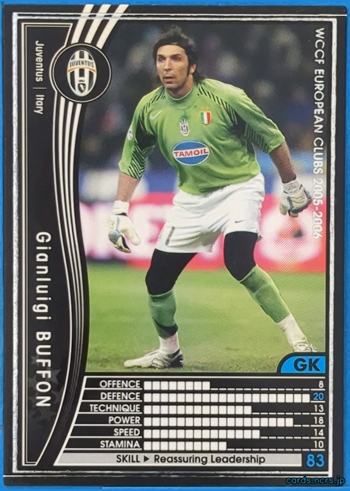 Panini WCCF Football WCCF/2005-2006-209/336 N Gianluigi Buffon Trading Card NM
