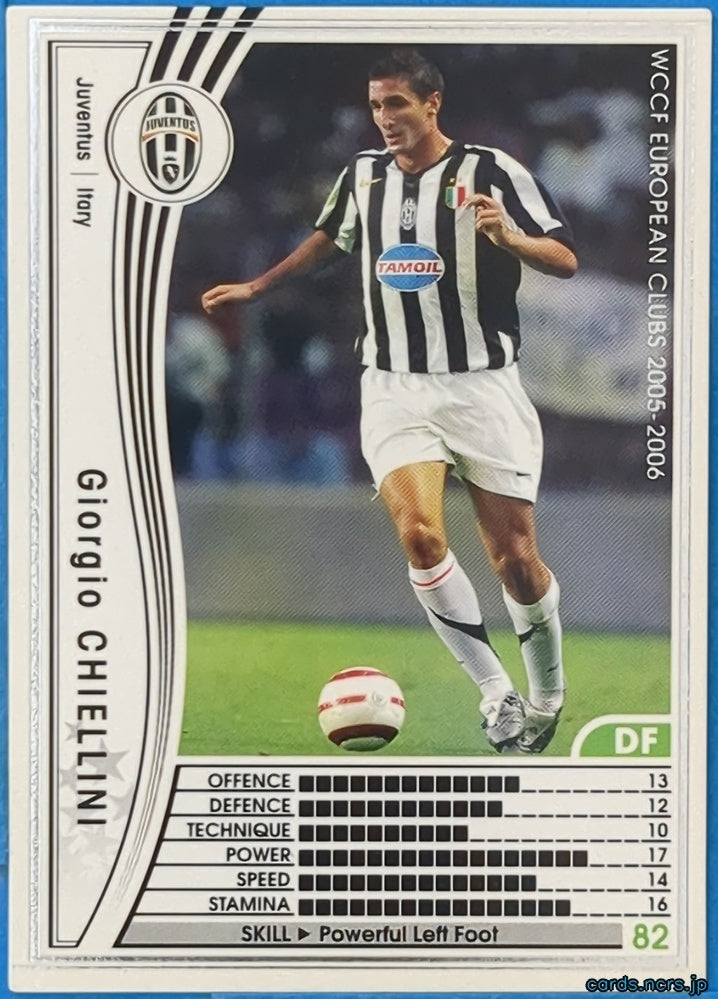 Panini WCCF Football WCCF/2005-2006-211/336 N Giorgio Chiellini Trading Card NM