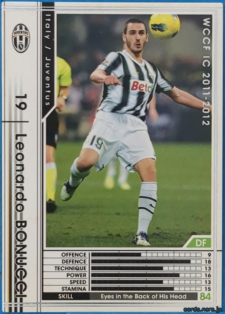 Panini WCCF Football WCCF/2011-2012-211/384 N Leonardo Bonucci Trading Card NM