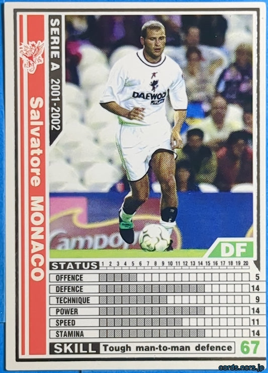 Panini WCCF Football WCCF/2001-2002-180/288 N Salvatore MONACO Trading Card NM