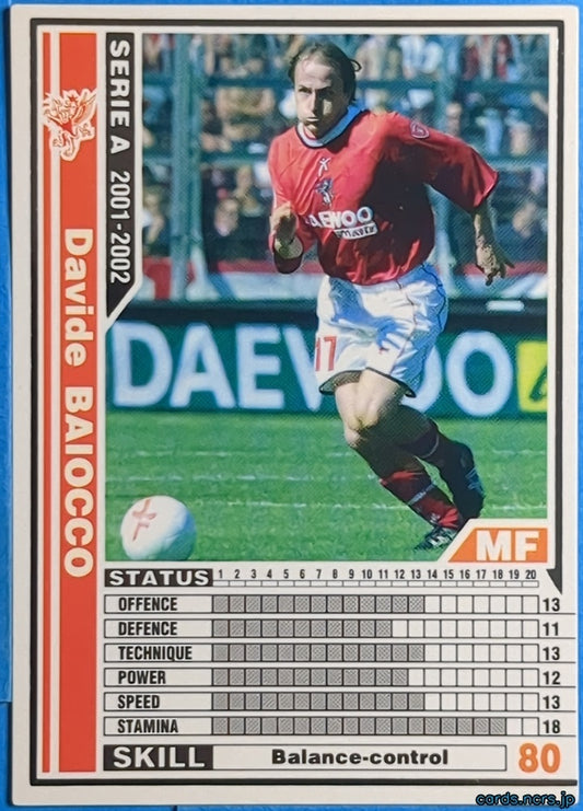 Panini WCCF Football WCCF/2009-2010-184/288 N Davide Baiocco Trading Card NM