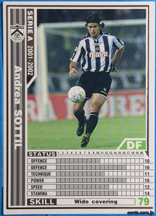 Panini WCCF Football WCCF/2001-2002-246/288 N Andrea Sottil Trading Card NM