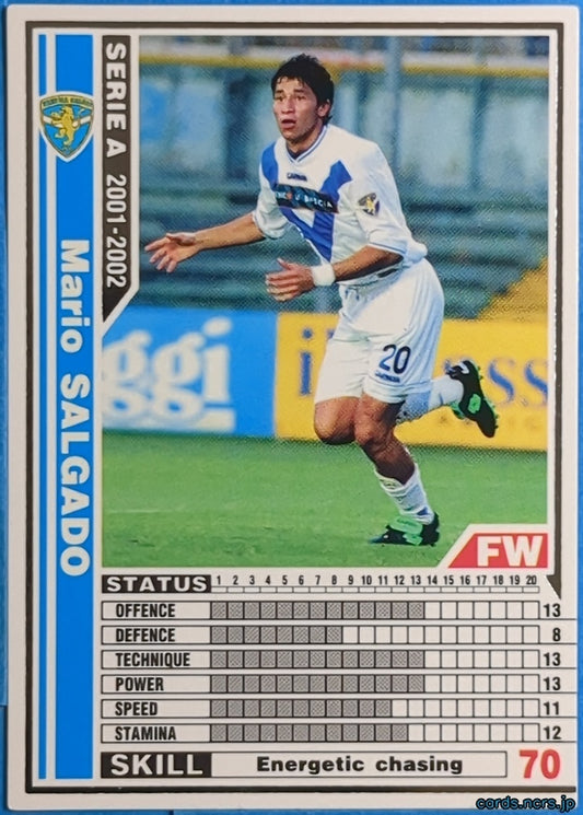 Panini WCCF Football WCCF/2001-2002-046/288 N Mario Salgado Trading Card NM