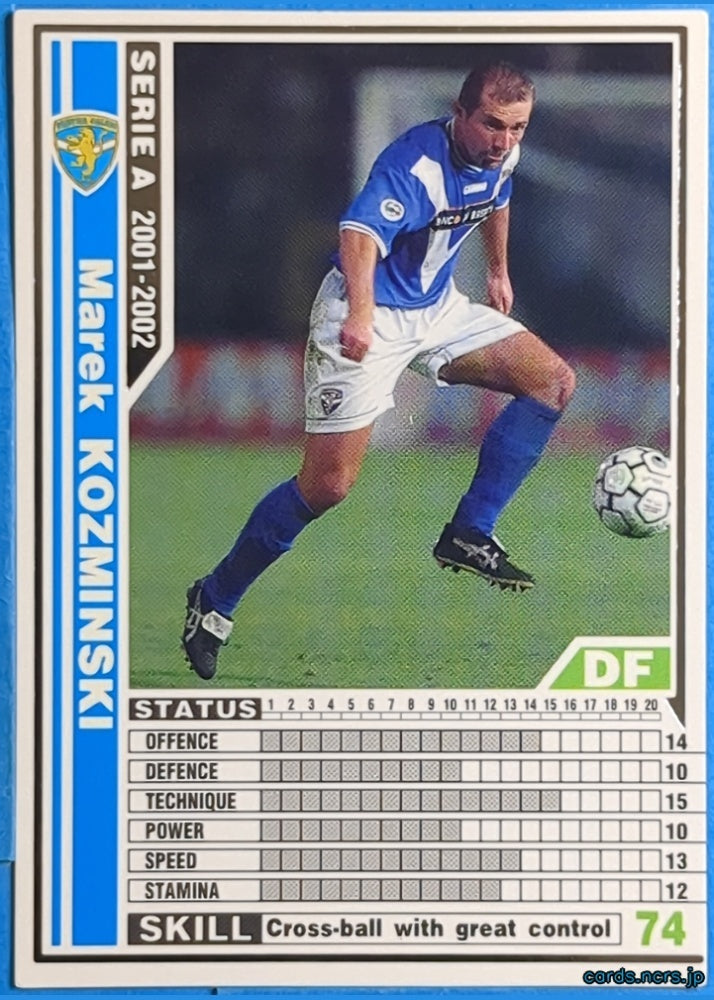 Panini WCCF Football WCCF/2001-2002-036/288 N Marek KOZMINSKI Trading Card NM