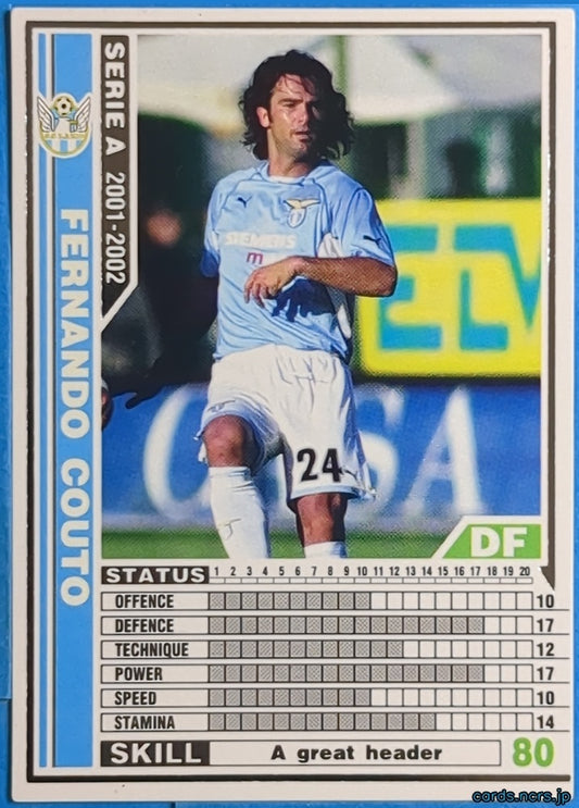 Panini WCCF Football WCCF/2001-2002-115/288 N Fernando Couto Trading Card NM