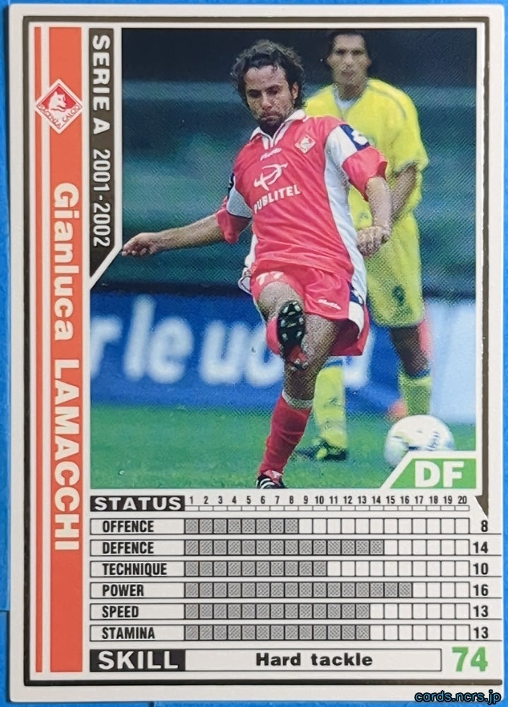 Panini WCCF Football WCCF/2001-2002-197/288 N Gianluca LAMACCHI Trading Card NM