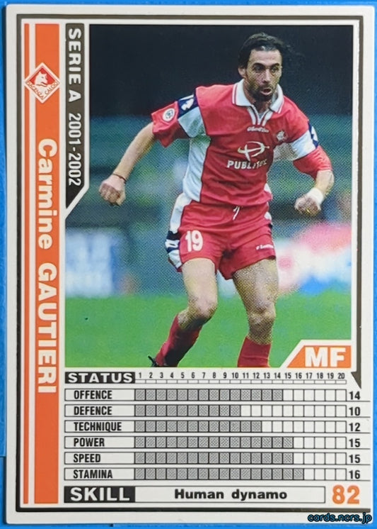 Panini WCCF Football WCCF/2001-2002-202/288 N Carmine Gautieri Trading Card NM