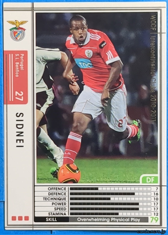Panini WCCF Football WCCF/2010-2011-246/352 N Sidnei Trading Card NM