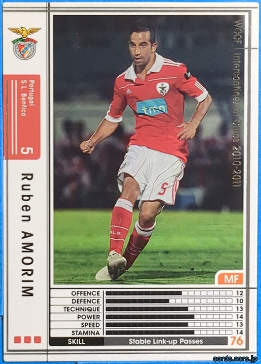 Panini WCCF Football WCCF/2010-2011-248/352 N Ruben AMORIM Trading Card NM