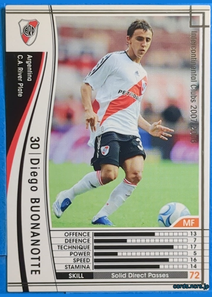 Panini WCCF Football WCCF/2007-2008-026/336 N Diego BUONANOTTE Trading Card NM
