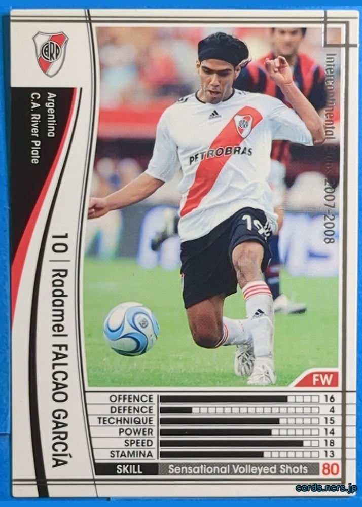 Panini WCCF Football WCCF/2007-2008-031/336 N Radamel Falcao García Trading Card NM