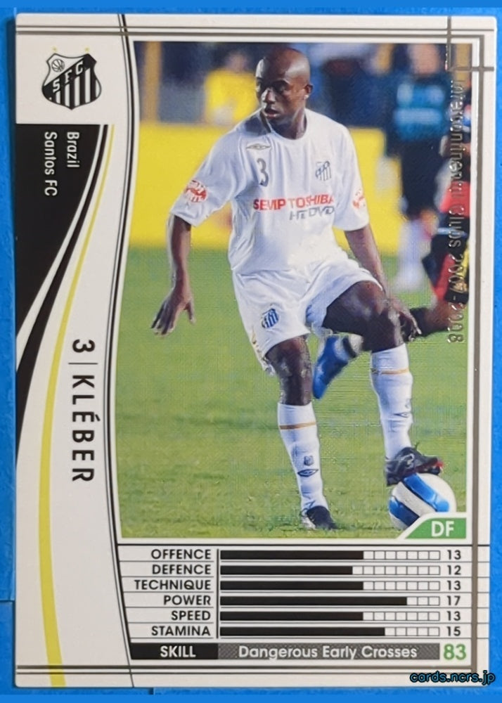 Panini WCCF Football WCCF/2007-2008-054/336 N Kleber Pereira Trading Card NM