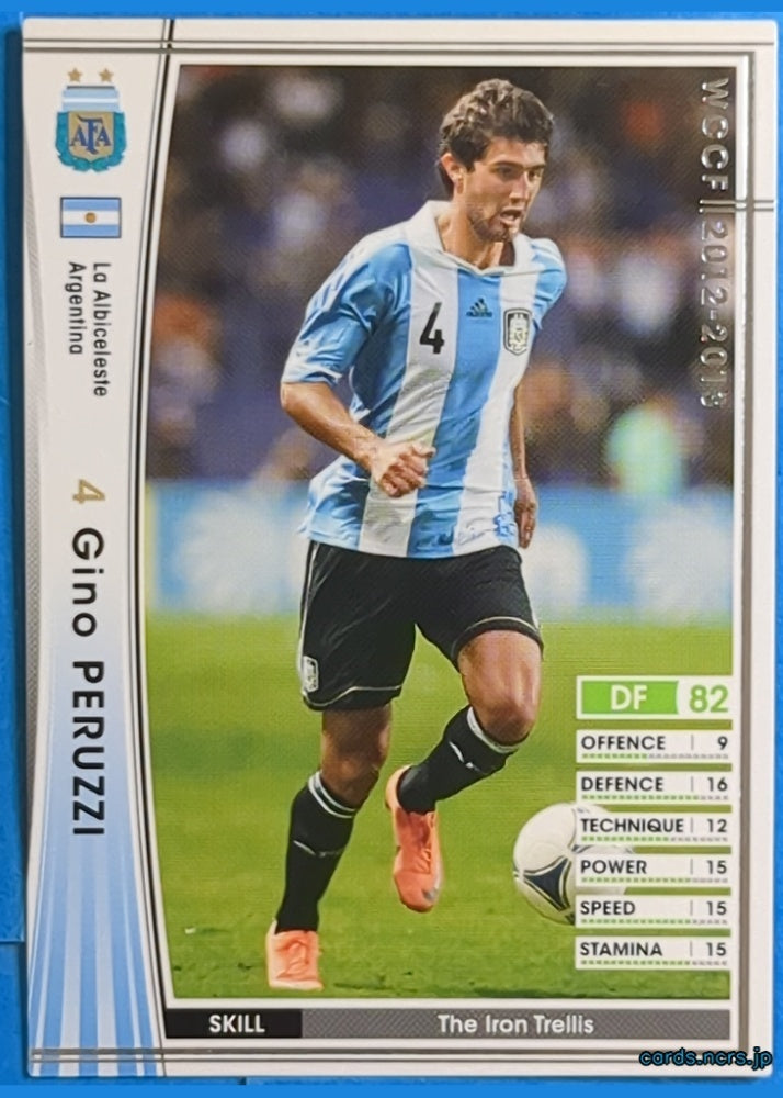 Panini WCCF Football WCCF/2012-2013-A06/80 N Gino Peruzzi Trading Card NM