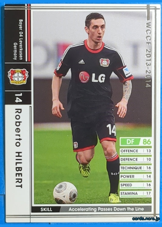 Panini WCCF Football WCCF/2013-2014-068/385 N Roberto Hilbert Trading Card NM