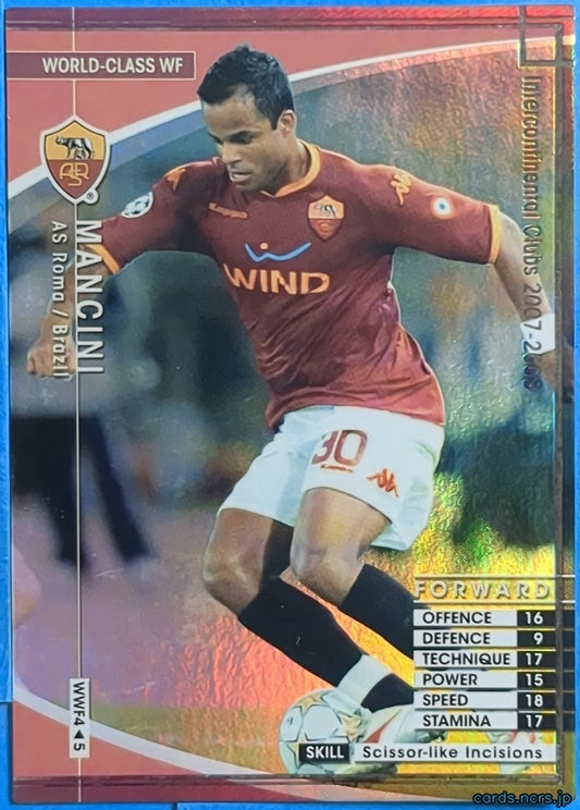 Panini WCCF Football WCCF/2007-2008-WWF4/5 Mancini Trading Card NM