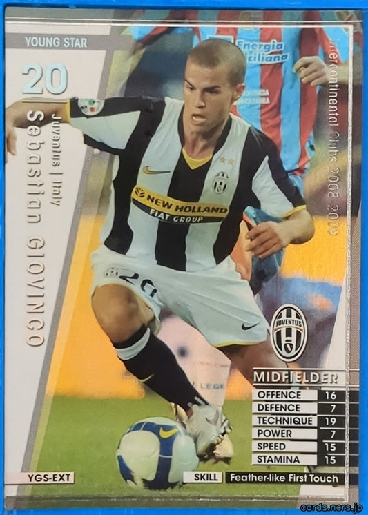 Panini WCCF Football WCCF/2008-2009-YGS/EXT N Sebastian Giovinco Trading Card NM