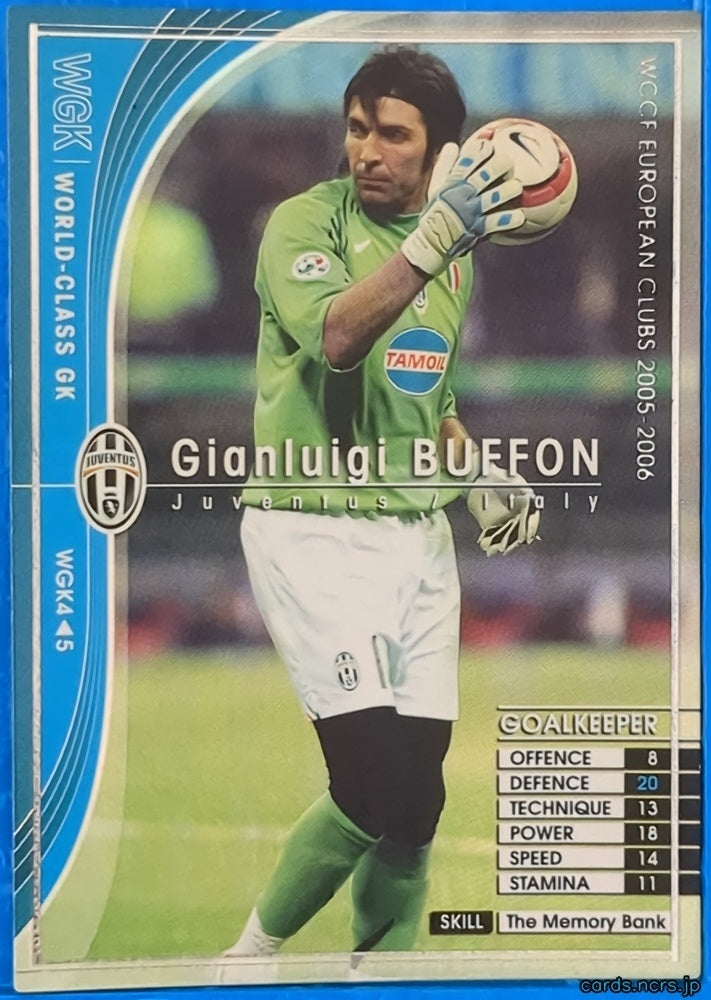 Panini WCCF Football WCCF/2005-2006-WGK4/5 N Gianluigi Buffon Trading Card EX
