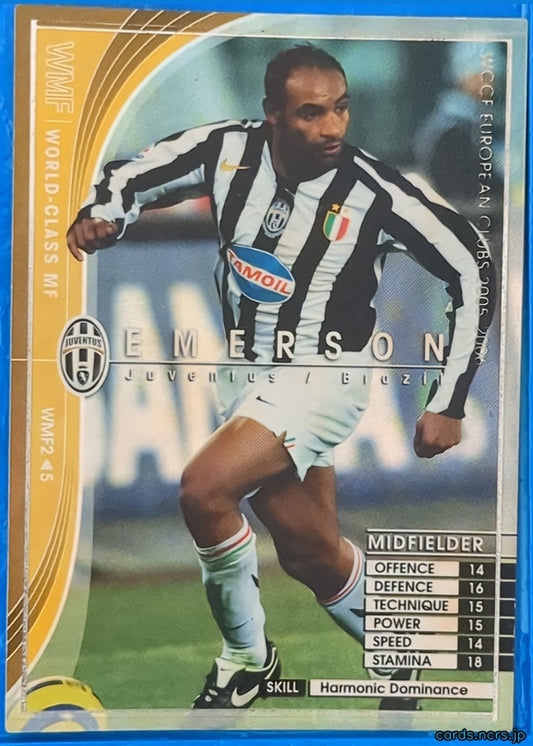 Panini WCCF Football WCCF/2005-2006-WMF2/5 N Emerson Trading Card NM