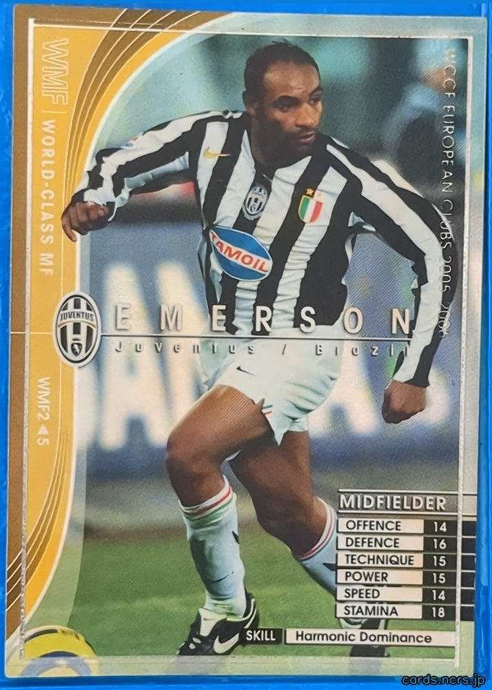 Panini WCCF Football WCCF/2005-2006-WMF2/5 N Emerson Trading Card EX