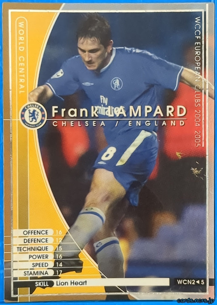 Panini WCCF Football WCCF/2004-2005-WCN2/5 N Frank LAMPARD Trading Card NM