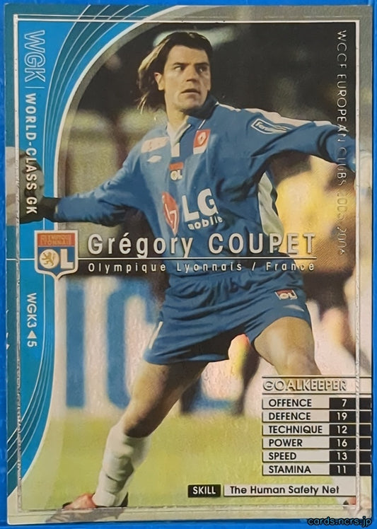 Panini WCCF Football WCCF/2005-2006-WGK3/5 N Grégory Coupet Trading Card NM