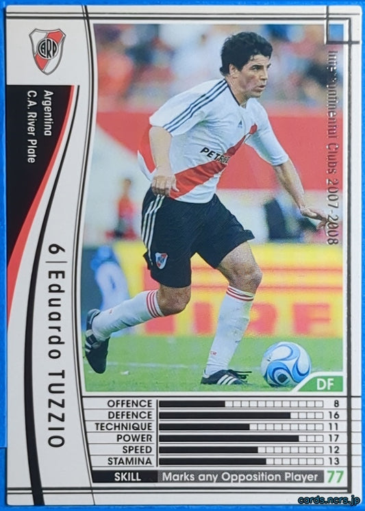 Panini WCCF Football WCCF/2007-2008-022/336 N Eduardo TUZZIO Trading Card NM