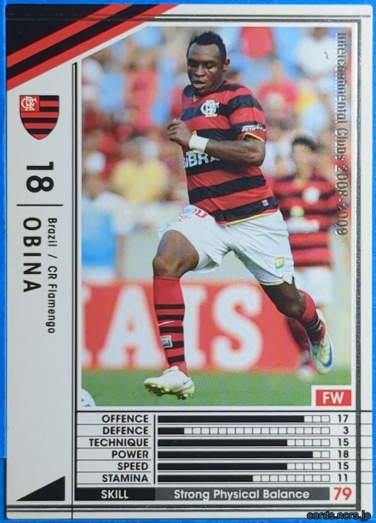 Panini WCCF Football WCCF/2008-2009-048/352 N Obina Trading Card NM