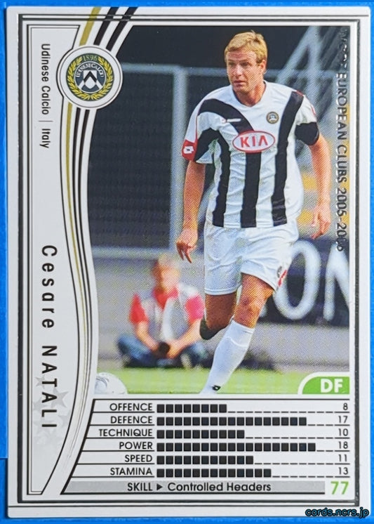 Panini WCCF Football WCCF/2005-2006-260/336EN N Cesare NATALI Trading Card NM