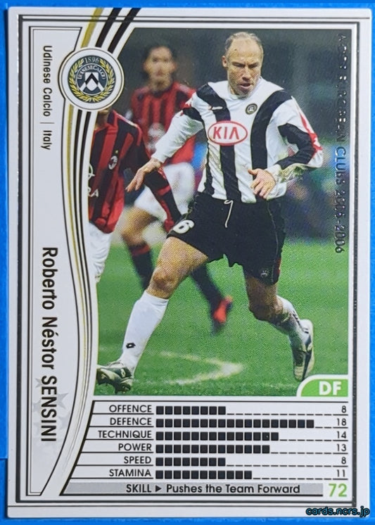 Panini WCCF Football WCCF/2005-2006-261/336EN N Roberto Néstor Sensini Trading Card NM