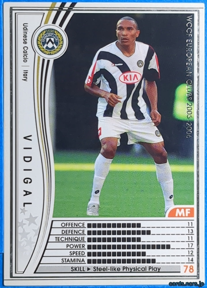 Panini WCCF Football WCCF/2005-2006-267/336 N Vidigal Trading Card NM