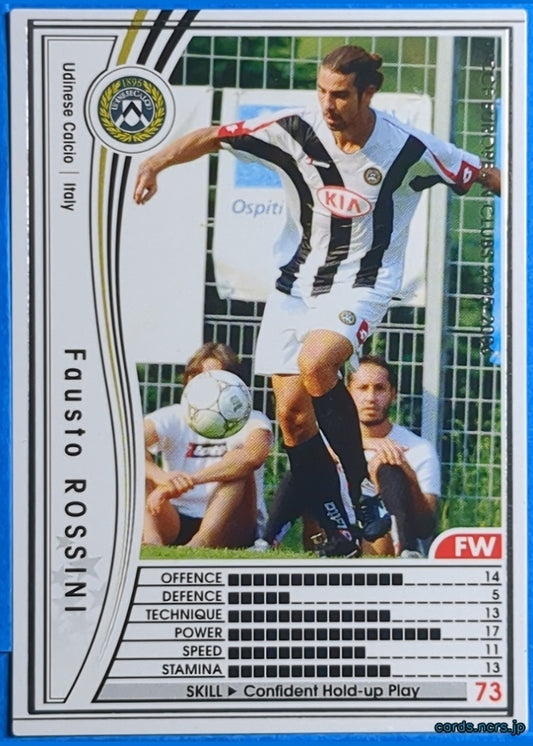 Panini WCCF Football WCCF/2005-2006-272/336EN N Fausto ROSSINI Trading Card NM