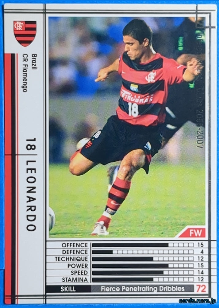 Panini WCCF Football WCCF/2006-2007-045/384 N Leonardo Bonucci Trading Card NM