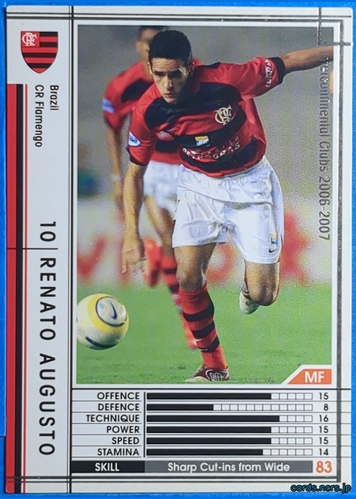 Panini WCCF Football WCCF/2006-2007-044/384 N Renato Augusto Trading Card NM