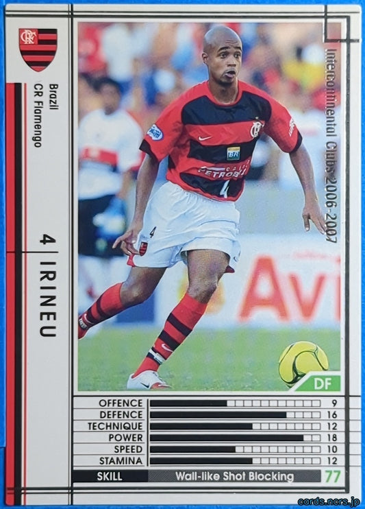 Panini WCCF Football WCCF/2006-2007-034/384 N IRINEU Trading Card NM