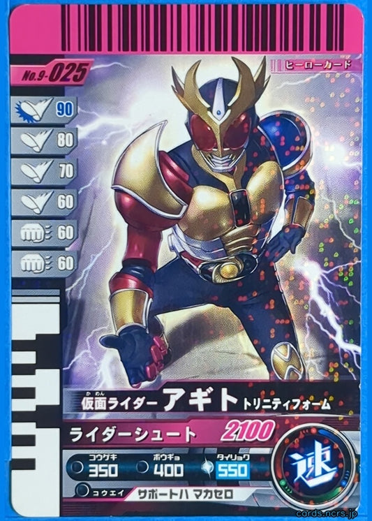GANBARIDE Kamen Rider GNB/9-025 2Star Agito Trading Card NM