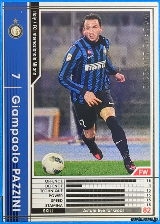Panini WCCF Football WCCF/2011-2012-208/384 N Giampaolo Pazzini Trading Card NM