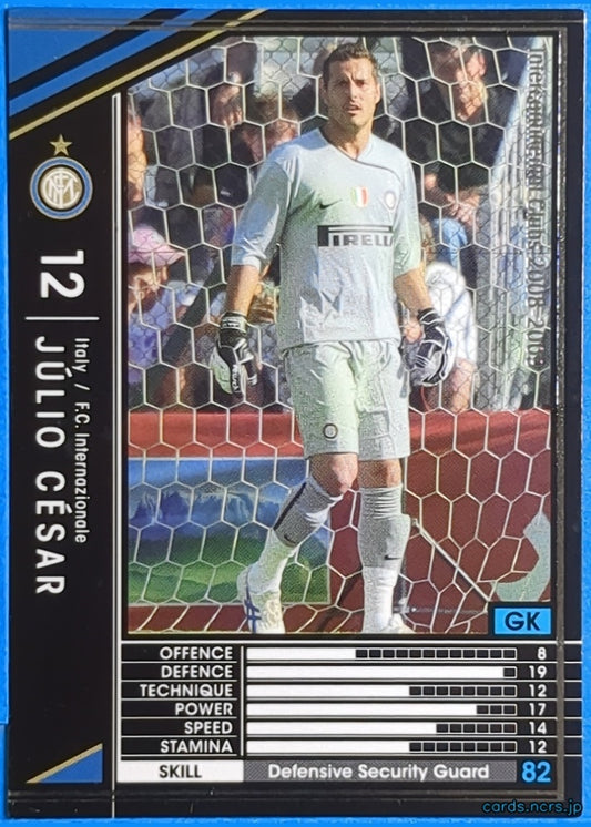 Panini WCCF Football WCCF/2008-2009-241/352 N Júlio César Trading Card NM