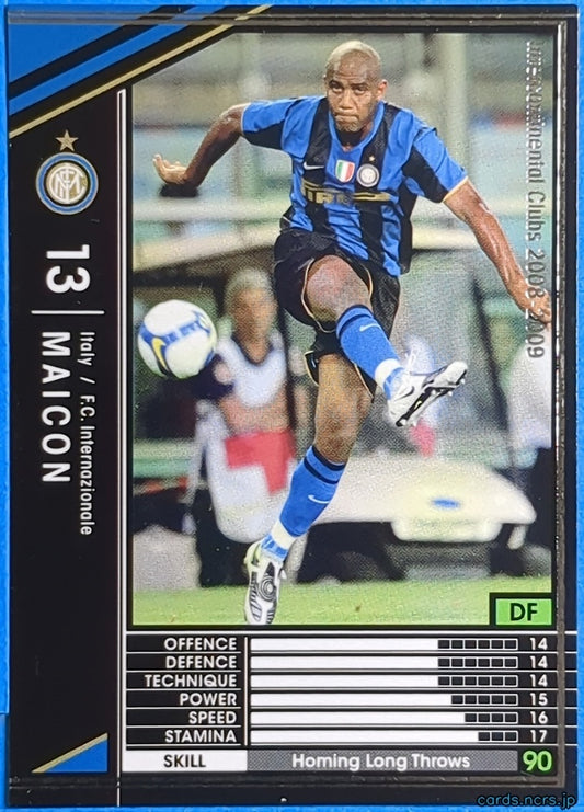 Panini WCCF Football WCCF/2008-2009-245/352 N Maicon Trading Card NM
