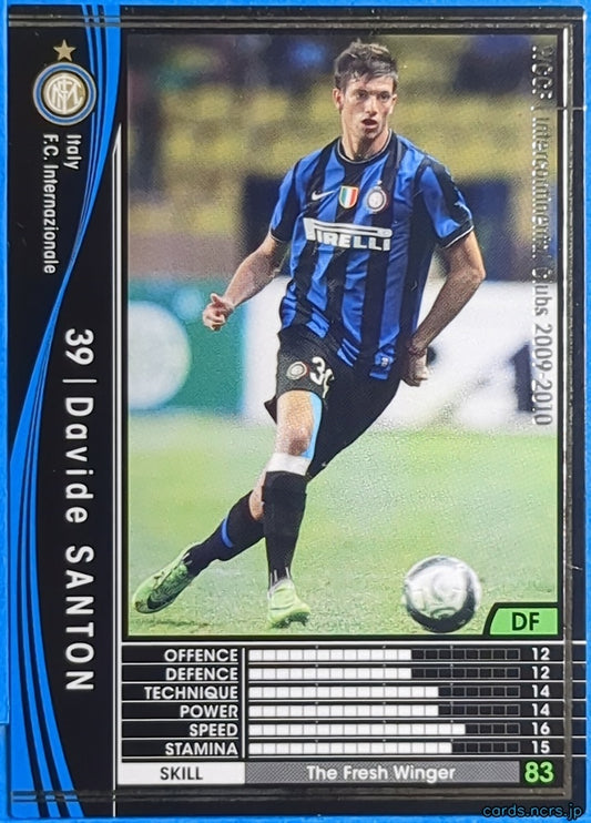 Panini WCCF Football WCCF/2009-2010-247/384 N Davide Santon Trading Card NM
