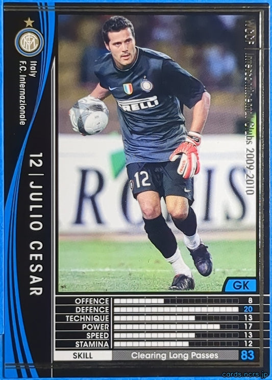 Panini WCCF Football WCCF/2009-2010-241/384 N Júlio César Trading Card NM