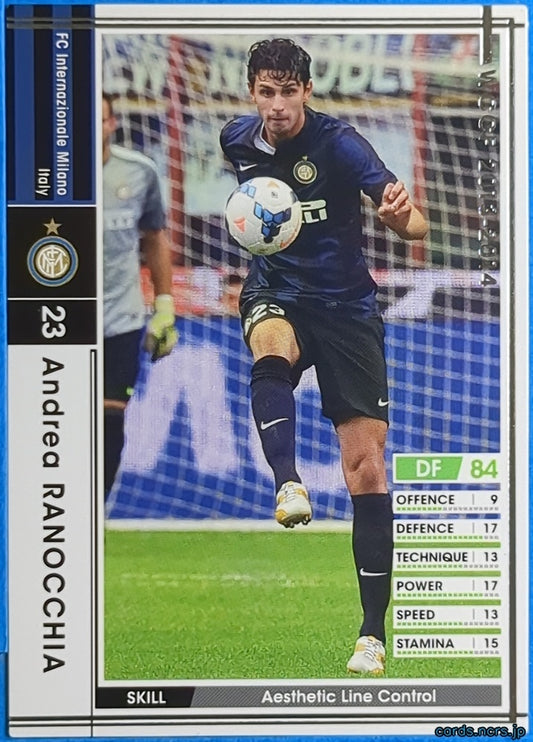 Panini WCCF Football WCCF/2013-2014-166/385 N Andrea Ranocchia Trading Card NM