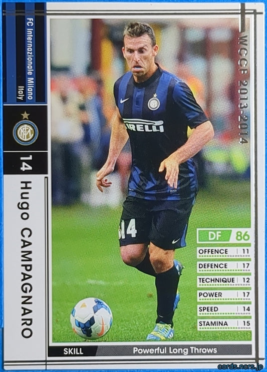 Panini WCCF Football WCCF/2013-2014-162/385 N Hugo Campagnaro Trading Card NM