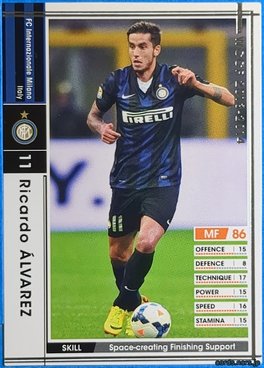 Panini WCCF Football WCCF/2013-2014-168/385 N Ricardo Álvarez Trading Card NM