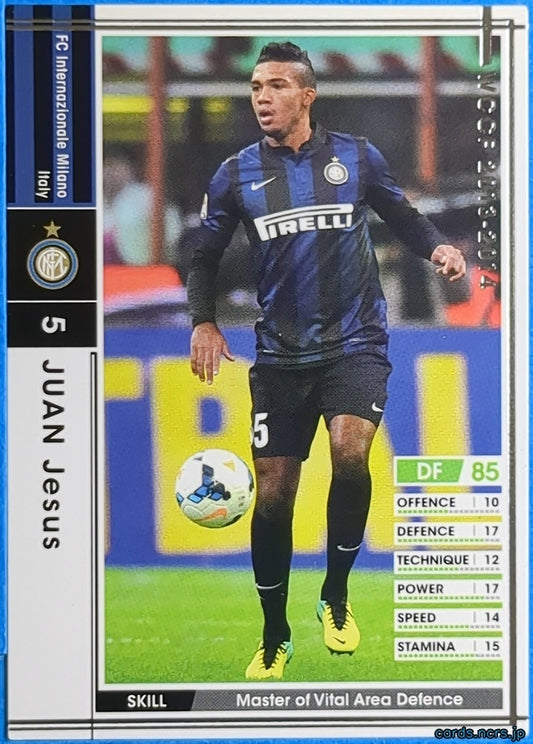Panini WCCF Football WCCF/2013-2014-164/385 N Juan Jesus Trading Card NM